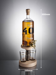 40th Birthday Present Whisky Decanter