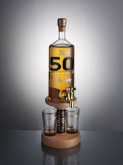 50th Birthday Present Whisky Decanter