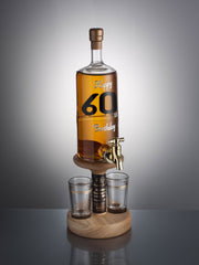 60th Birthday Present Whisky Decanter
