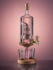 Barley Tap Gin Decanter with two glasses