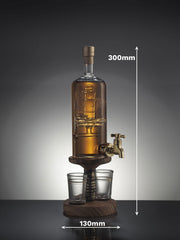 Glass Galleon Inside Whisky Decanter